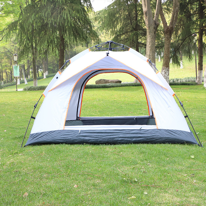 Cheap Goat Tents New outdoor tent automatic family camping equipment couple camping double single layer tent   